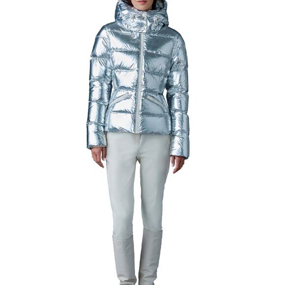 MacKage NWT Silver Puffer Jacket - Picture 1 of 7